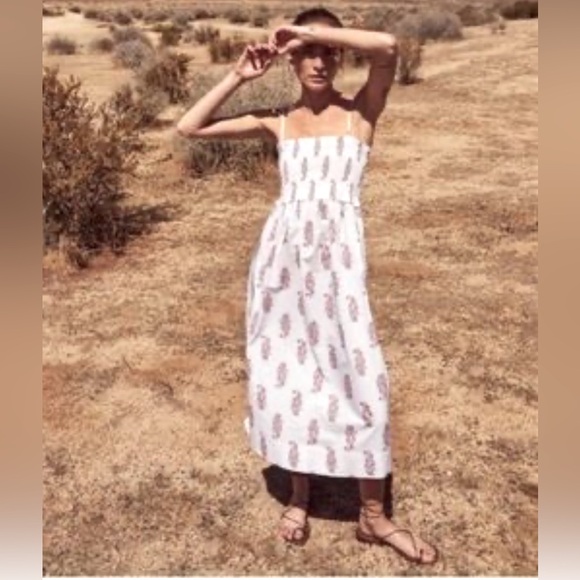 NWOT Beautiful J.crew Smocked Cotton Poplin Dress, Size XS - Picture 1 of 10